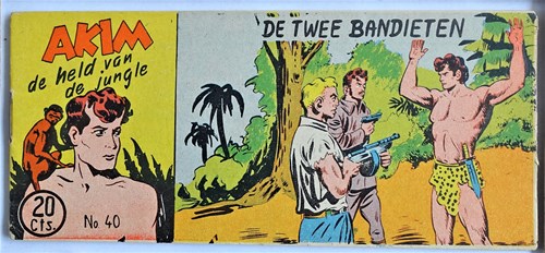 Akim - Held van de jungle, de 40 - De twee bandieten, Softcover, Eerste druk (1954) (Walter Lehning)