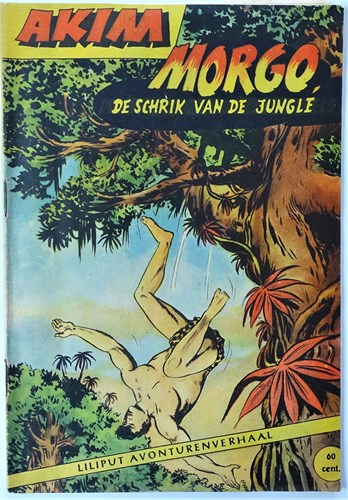 Akim 13 - Morgo, de schrik van de jungle, Softcover, Eerste druk (1957), Akim - Liliput avonturenverhaal (Walter Lehning)