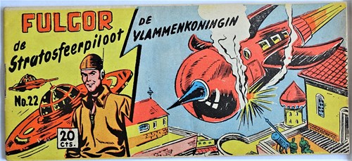 Fulgor 22 - De vlammenkoningin, Softcover, Eerste druk (1953) (Walter Lehning)
