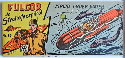 Fulgor 33 - Strijd onder water, Softcover, Eerste druk (1954) (Walter Lehning)