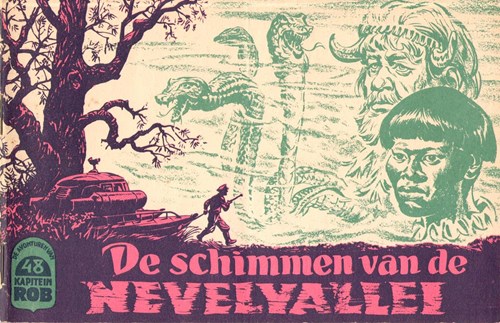 Kapitein Rob 48 - De schimmen van de nevelvallei, Softcover, Eerste druk (1959), Kapitein Rob - Eerste Nederlandse Serie (Het Parool)