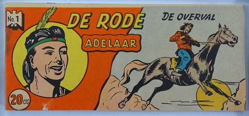 Rode Adelaar 1 - De overval, Softcover, Eerste druk (1953) (Walter Lehning)