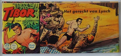 Tibor - Zoon van het Oerwoud 51 - Het gerecht van Lynch, Softcover, Eerste druk (1960) (Metropolis)