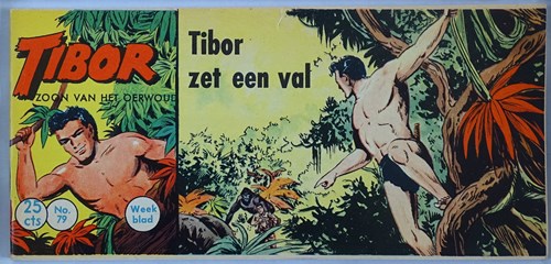 Tibor - Zoon van het Oerwoud 79 - Tibor zet een val, Softcover, Eerste druk (1961) (Metropolis)