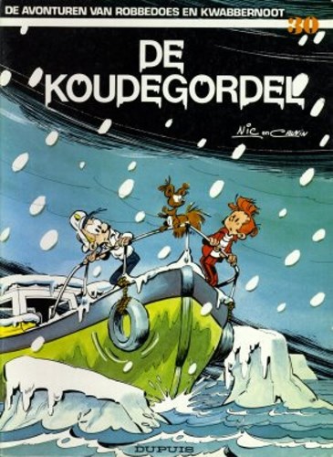 Robbedoes en Kwabbernoot 30 - De koudegordel, Softcover, Eerste druk (1983) (Dupuis)