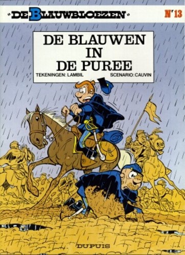 Blauwbloezen, de 13 - De Blauwen in de puree, Softcover, Eerste druk (1978), Blauwbloezen - Dupuis (Dupuis)