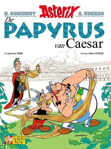 Asterix 36 - De papyrus van Caesar, Sc+prent, Eerste druk (2015) (Albert René)