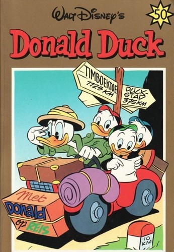 Donald Duck - Pocket 2e reeks 50 - Met Donald op reis, Softcover, Eerste druk (1990) (De Geïllustreerde Pers)