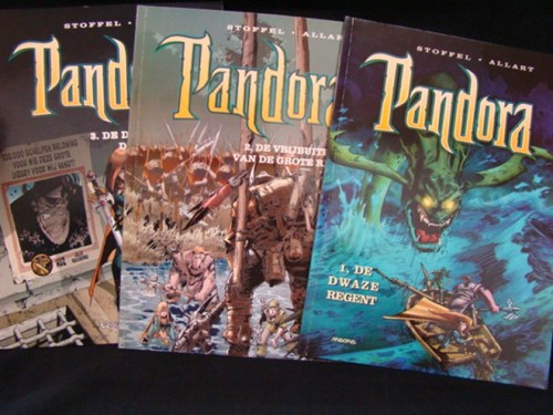 Pandora Pakket - Pandor 1-3 pakket , Softcover, Eerste druk (2002) (Arboris)