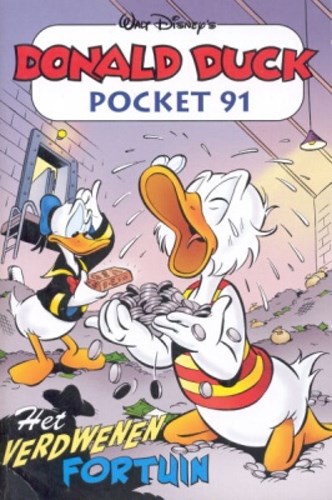 Donald Duck - Pocket 3e reeks 91 - Het Verdwenen fortuin, Softcover, Eerste druk (2003) (Sanoma)