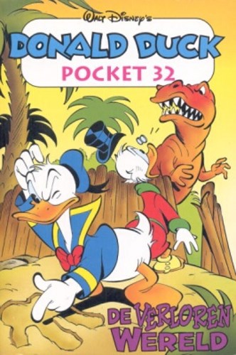 Donald Duck - Pocket 3e reeks 32 - De Verloren Wereld, Softcover, Eerste druk (1995) (De Geïllustreerde Pers)