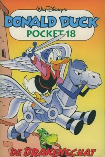 Donald Duck - Pocket 3e reeks 18 - De drakenschat, Softcover, Eerste druk (1994) (Sanoma)