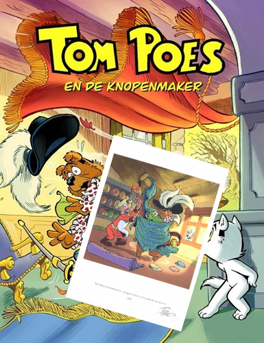 Tom Poes (Uitgeverij Cliché) 9 - Tom Poes en de knopenmaker, Hardcover+prent, Tom Poes (Uitgeverij Cliché) - HC+Prent (Cliché)