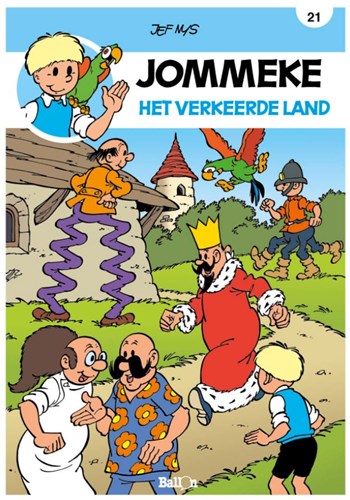 Jommeke 21 - Het verkeerde land, Softcover, Jommeke - Relook (Ballon)