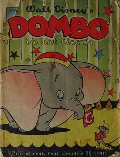 Dombo  - Dombo in het circus, Softcover, Eerste druk (1953) (De Geïllustreerde Pers)