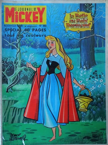 Le Journal de Mickey 980 - La belle au bois dormant, Softcover (Walt Disney productions)