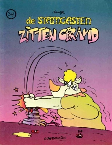 Stamgasten 34 - De stamgasten zitten geramd, Softcover, Eerste druk (1997) (Land Productions)