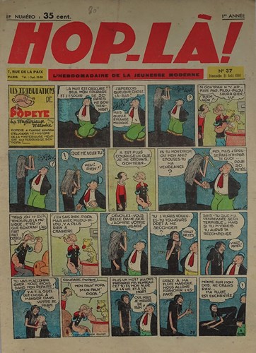 Hop-La! 37 - Les tribulations de Popeye, Softcover (Louis Bellenand)