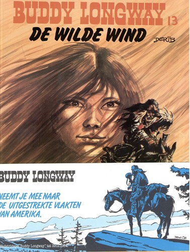 Buddy Longway 13 - De wilde wind, Softcover, Eerste druk (1984) (Lombard)