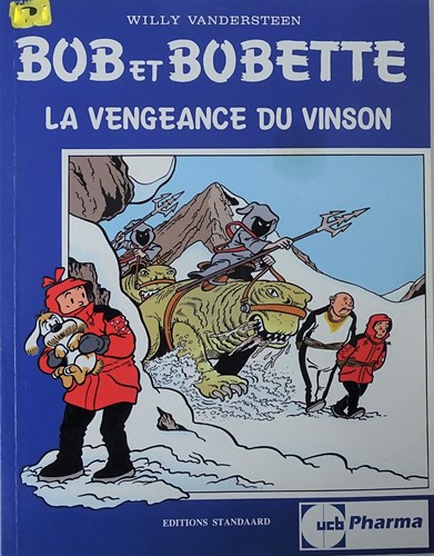 Suske en Wiske - Reclame  - La Vengeance du Vinson, Hardcover (Standaard Uitgeverij)