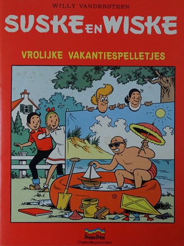 Suske en Wiske - Reclame  - Vrolijke Vakantiespelletjes, Softcover (Standaard Uitgeverij)