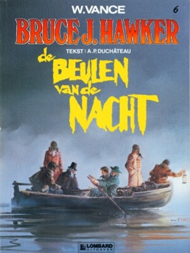 Bruce J. Hawker 6 - De Beulen van de nacht, Softcover, Eerste druk (1991) (Lombard)