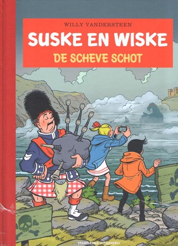 Suske en Wiske 355 - De scheve Schot, Hc+linnen rug, Vierkleurenreeks - Luxe (Standaard Uitgeverij)