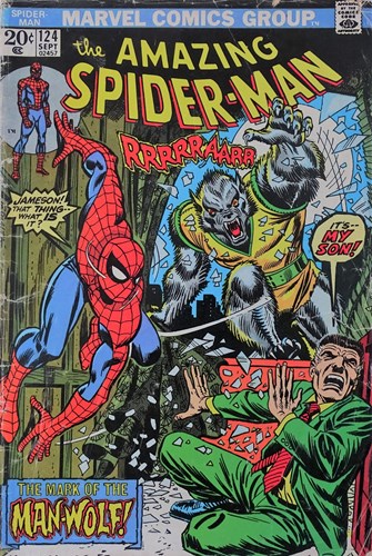 Amazing Spider-Man, the 124 - The mark of the man-wolf, Softcover (Marvel)