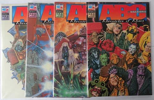 ABC warriors  - Khronicles of Khaos 1-4 compleet, Softcover (Fleetway)