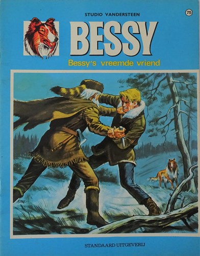 Bessy 75 - Bessy's vreemde vriend, Softcover, Eerste druk (1969), Bessy - Gekleurd (Standaard Boekhandel)