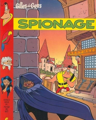 Gilles de Geus 6 - Spionage, Softcover, Eerste druk (1992) (De Plaatjesmaker)