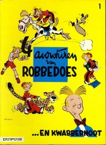 Robbedoes en Kwabbernoot 1 - 4 Avonturen van Robbedoes en Kwabbernoot, Softcover (Dupuis)