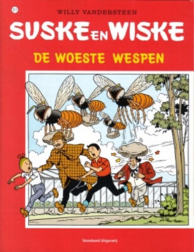 Suske en Wiske 211 - De woeste wespen, Softcover, Eerste druk (1987), Vierkleurenreeks - Softcover (Standaard Uitgeverij)