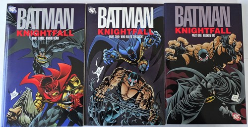Batman  - Knightfall deel 1-3 compleet, Softcover (DC Comics)
