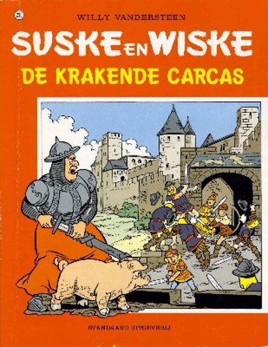 Suske en Wiske 235 - De krakende carcas, Softcover, Eerste druk (1993), Vierkleurenreeks - Softcover (Standaard Uitgeverij)