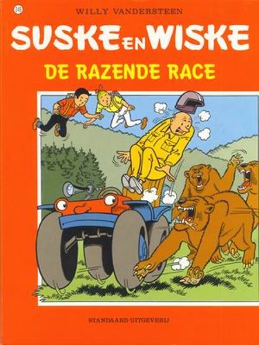 Suske en Wiske 249 - De razende race, Softcover, Eerste druk (1996), Vierkleurenreeks - Softcover (Standaard Uitgeverij)