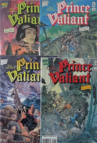 Prins Valiant  - In the days of king Arthur - complete serie van 4 delen, Softcover (Marvel)