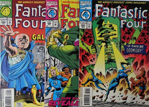 Fantastic Four (1961-2012) 390-392 - 390-392, compleet verhaal - The dark raider revealed, Softcover (Marvel)