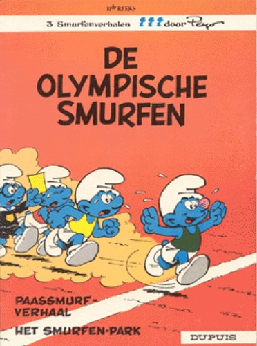 Smurfen, de 11 - De Olympische Smurfen, Softcover, Eerste druk (Dupuis)