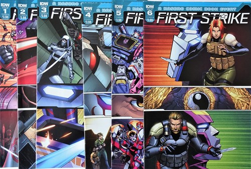 Transformers  - First Strike - 6 delen cover-B compleet, Softcover (IDW (Publishing))