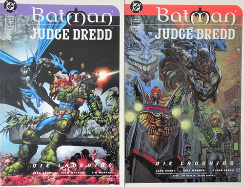 Batman/Judge Dredd  - Die Laughing - deel 1+2 compleet, Softcover (DC Comics)