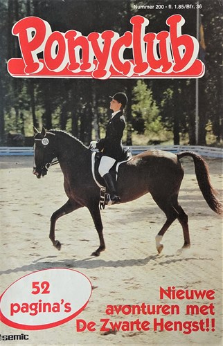 Ponyclub 200 - De zwarte hengst, Softcover (Semic Juniorpress)