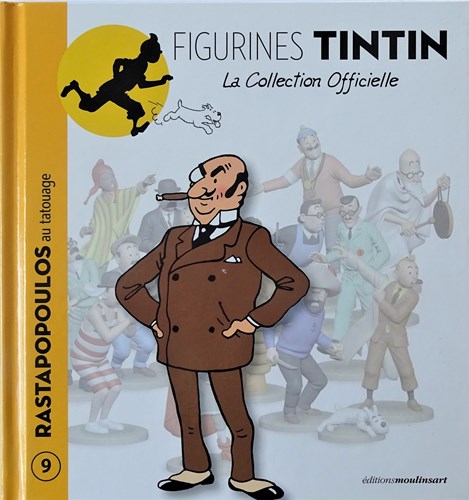 Figurines Tintin 9 - Rastapopoulos au tatouage, Hardcover (Moulinsart)