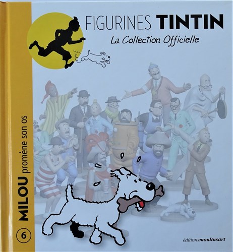 Figurines Tintin 6 - Milou promène son os, Hardcover (Moulinsart)