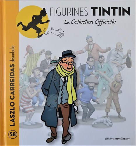 Figurines Tintin 58 - Laszlo Carreidas déambule, Hardcover (Moulinsart)