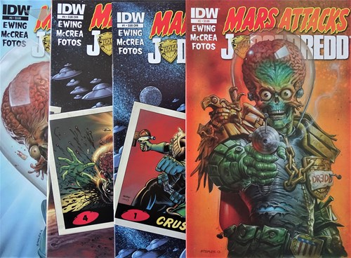 Judge Dredd  - Mars attacks, deel 1-4 compleet, Softcover (IDW Publishing)