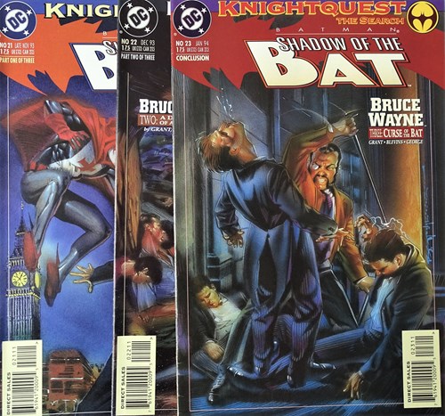 Batman - Shadow of the Bat  - Knightquest 3 delen compleet, Softcover (DC Comics)