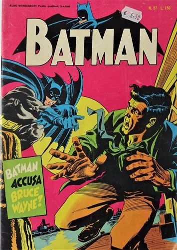 Batman - Italiaans 57 - Controfigura per un Omicidio, Softcover (MG - caranzia morale)