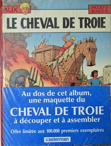 Alex - Diversen  - Le cheval de Troie - Maquette du Cheval de Troie, HC+bijlage, Eerste druk (1988) (Casterman)