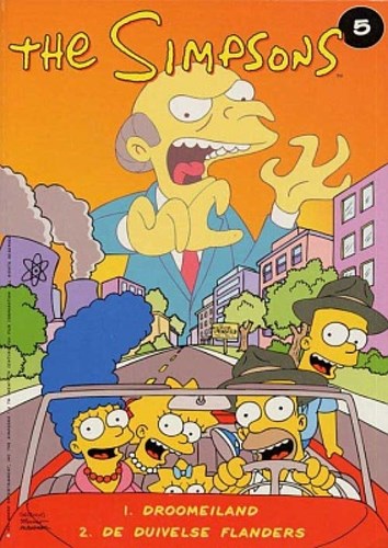 Simpsons, the 5 - Droomeiland + De duivelse Flanders, Softcover (De Stripuitgeverij (Het Volk))